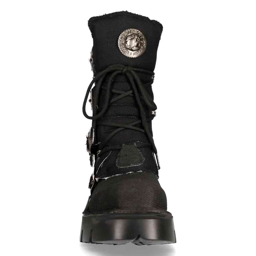 New Rock - M-1473-RC1 Enkellaars - Zwart